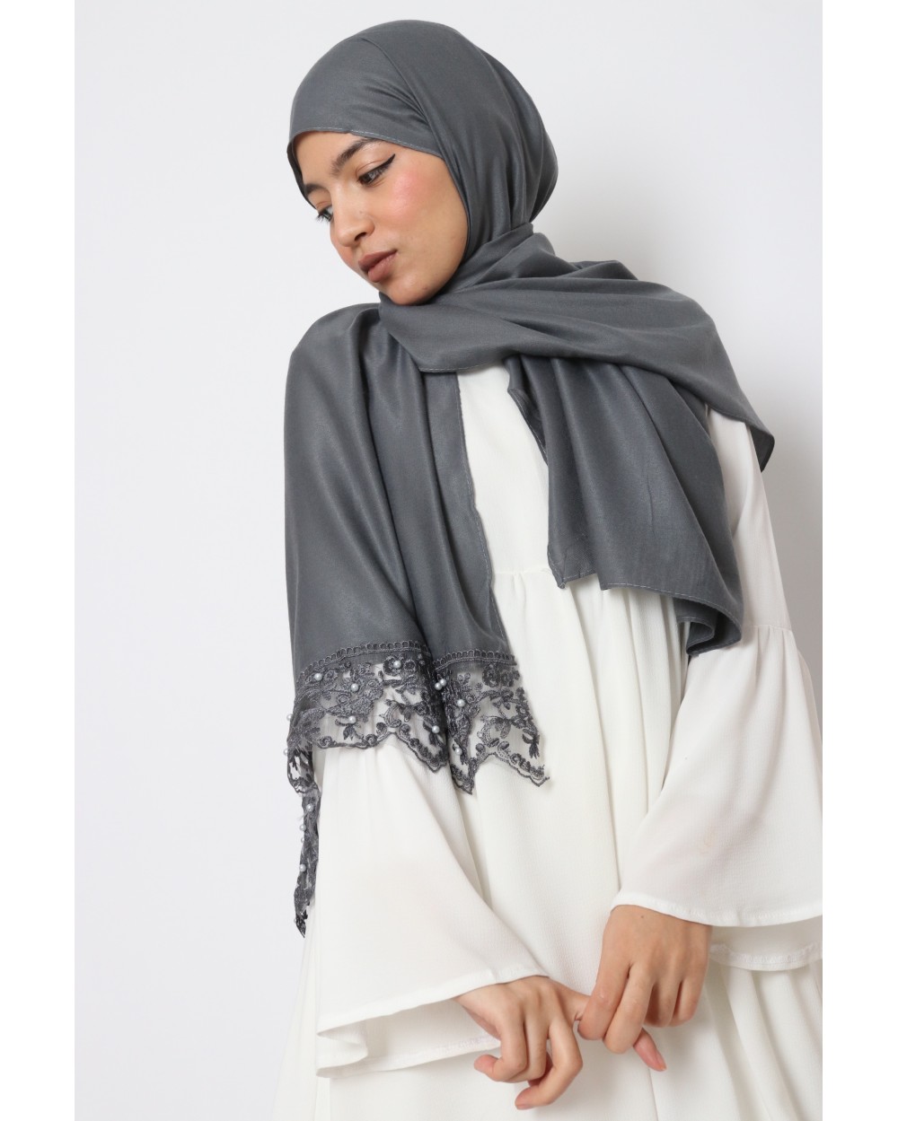 Hijab Maryline with lace