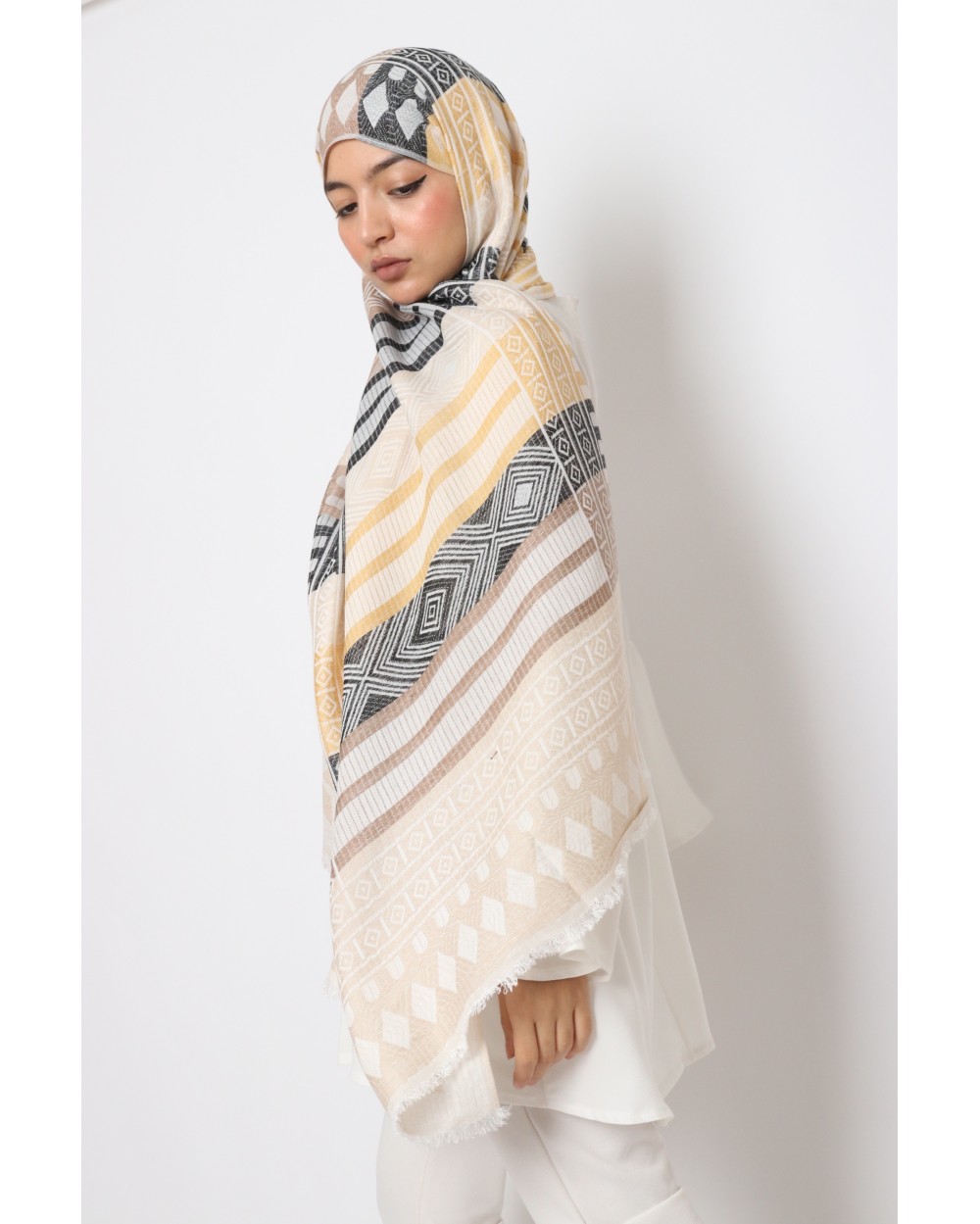 Maxi Ethnic print scarf Shady