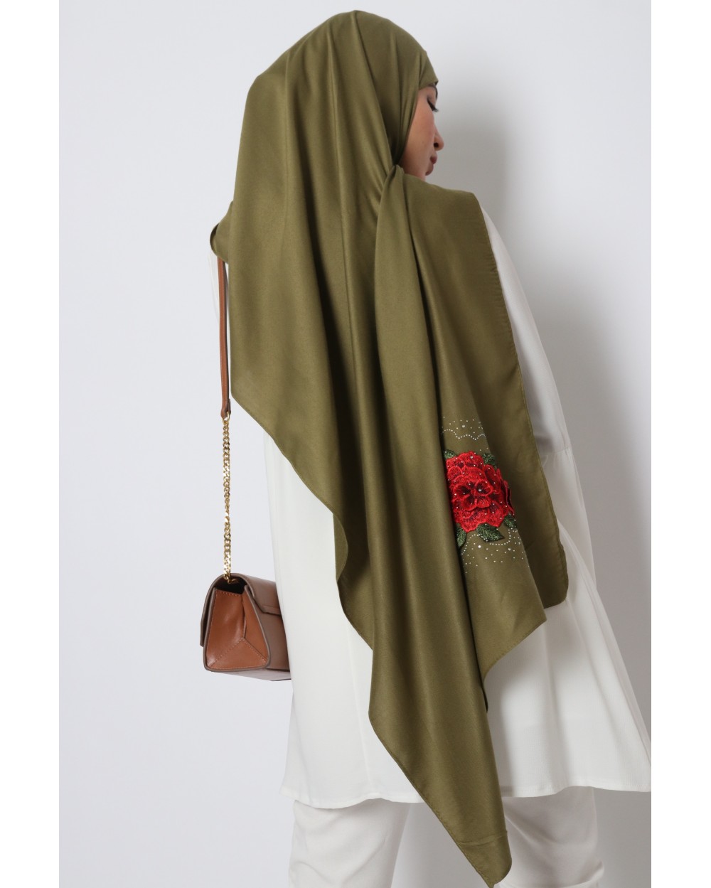 Maxi Hijab Kenzo with rhinestones