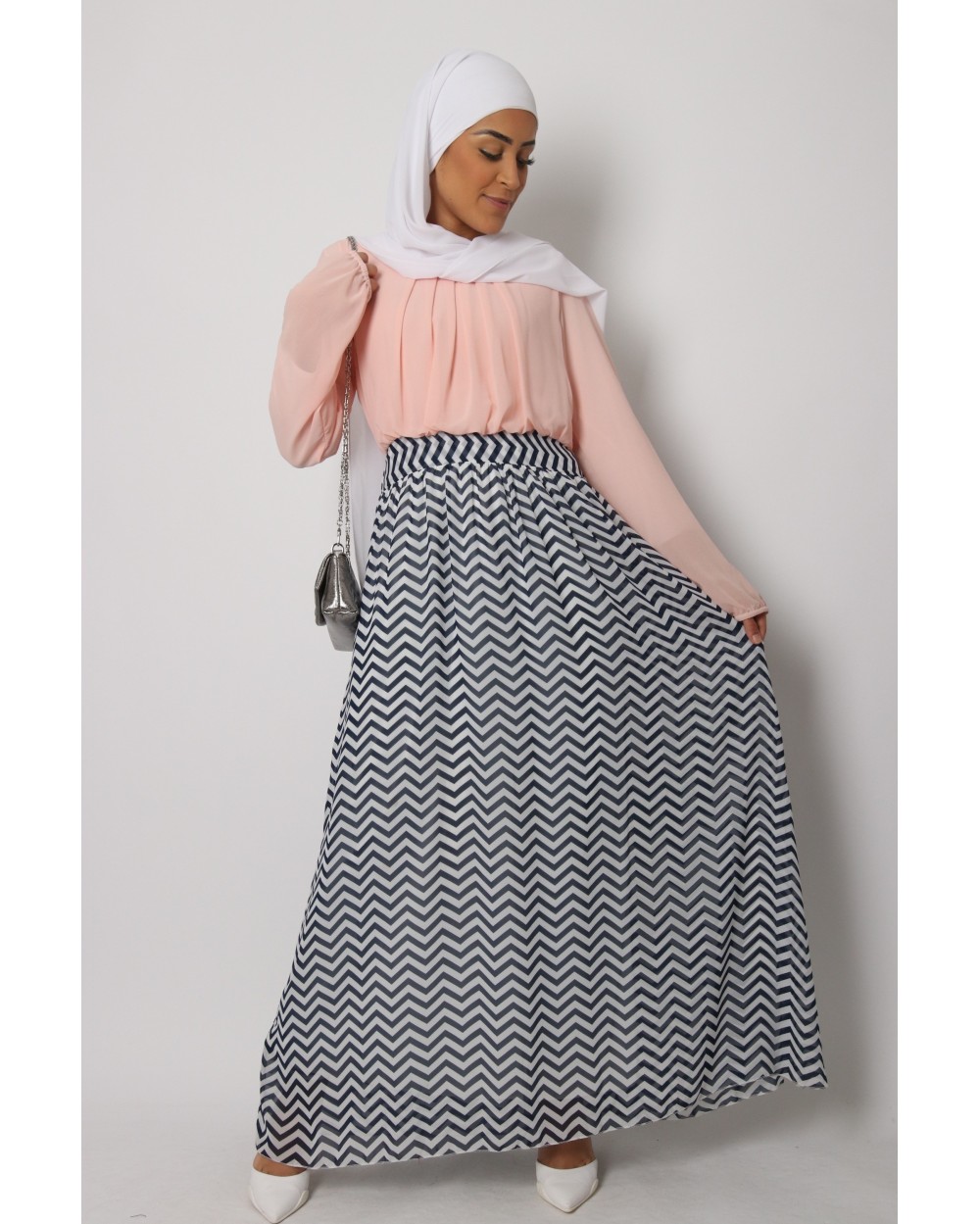 Robe Santorin bicolore