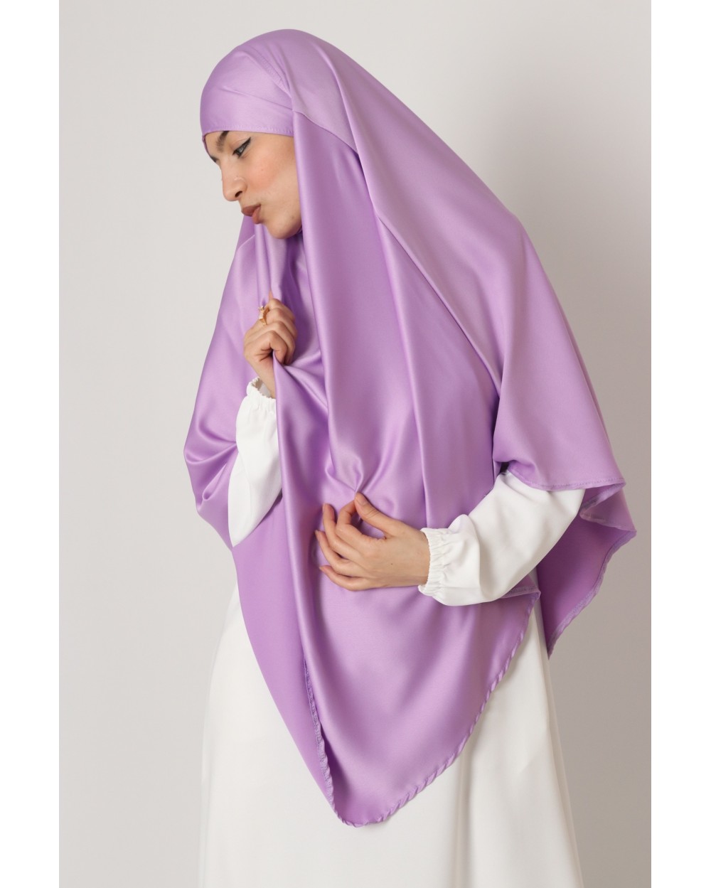 Khimar satin