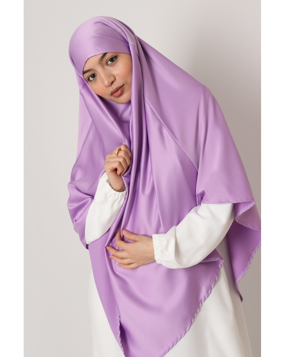 Khimar satin