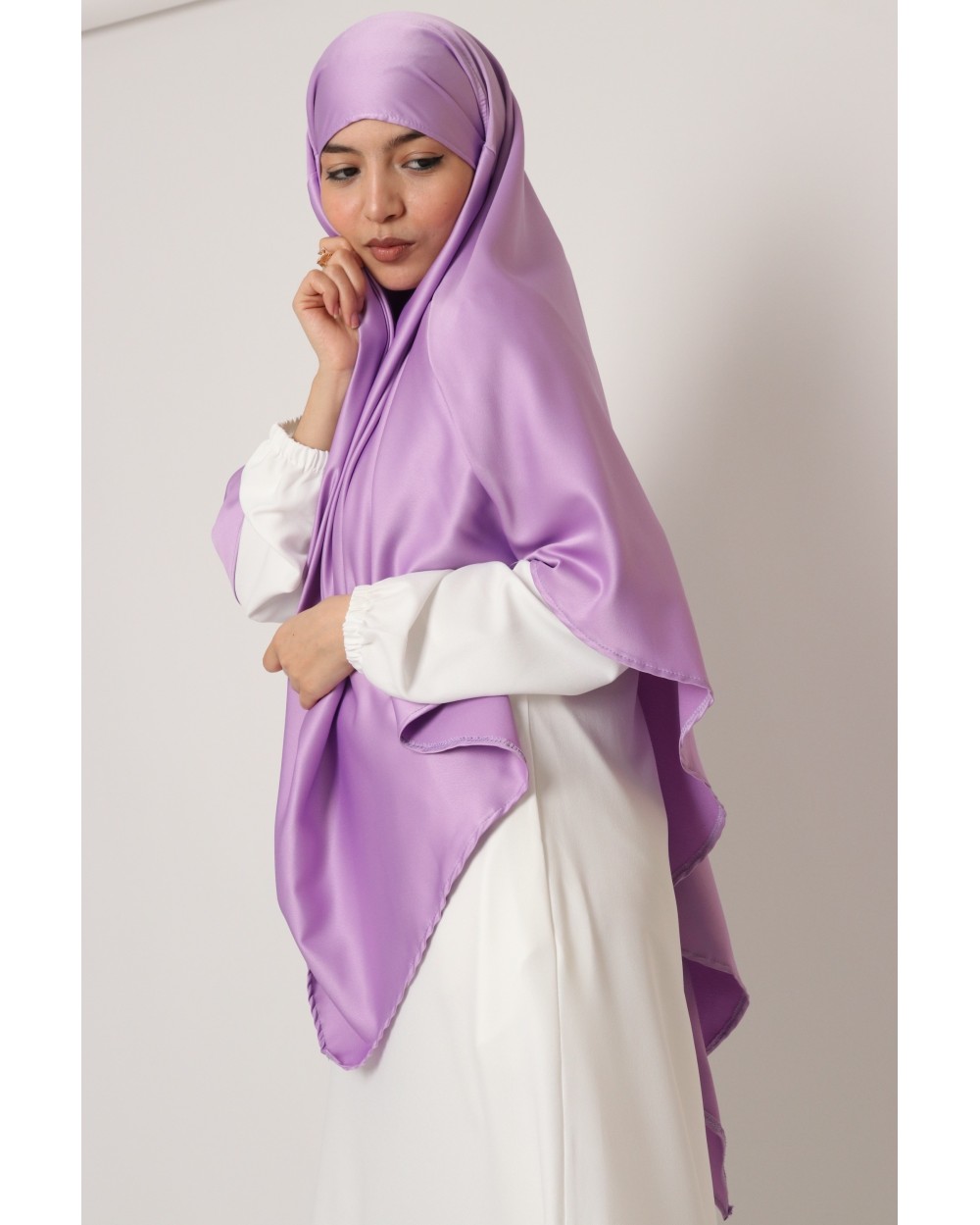Khimar satin