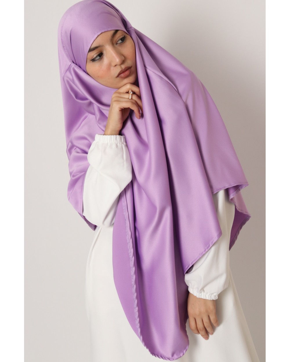 Khimar satin