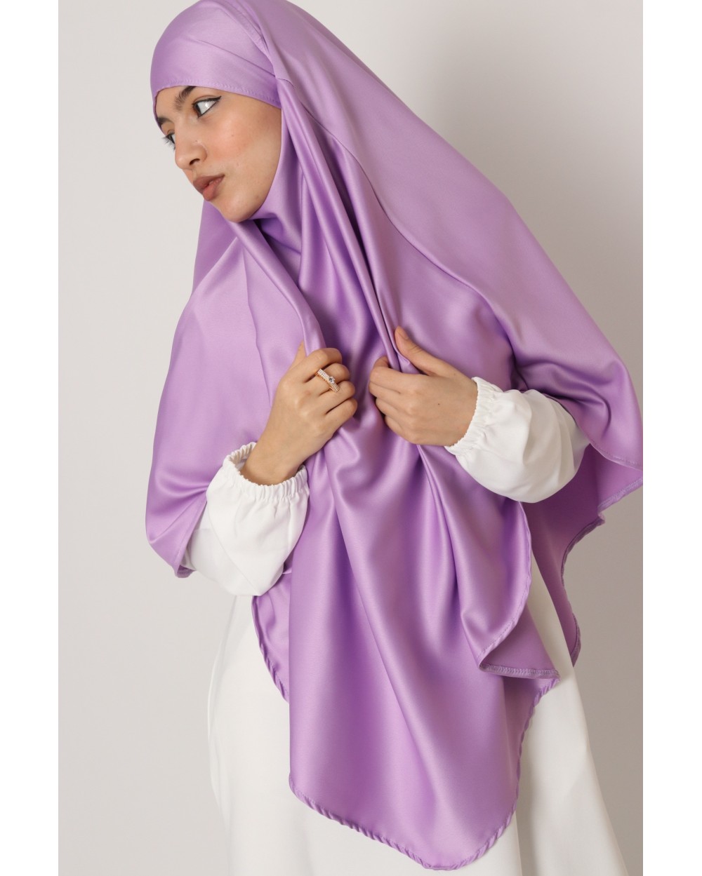 Khimar satin