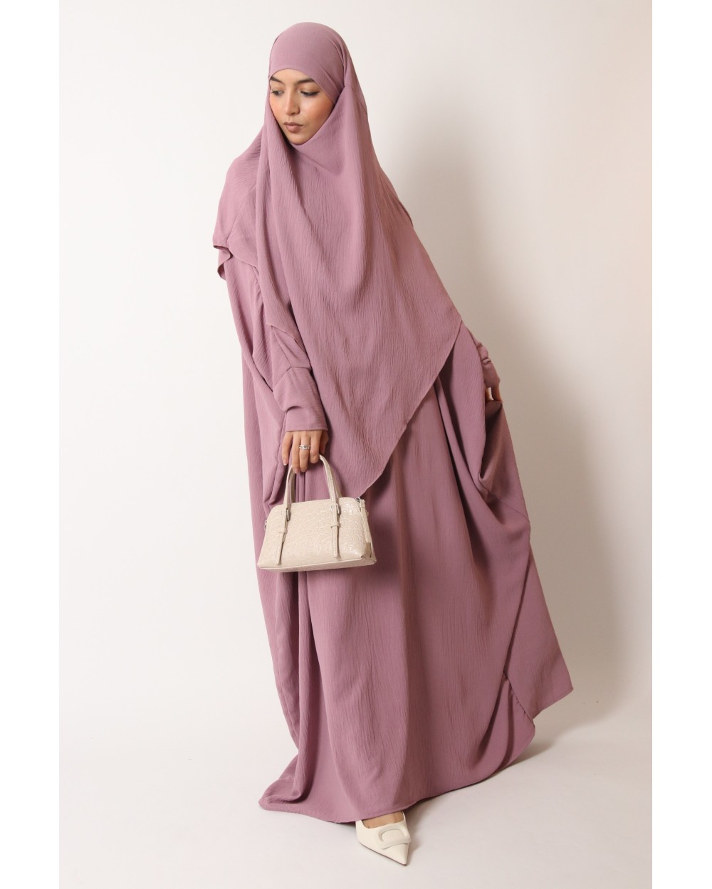 Set abaya butterfly with khimar