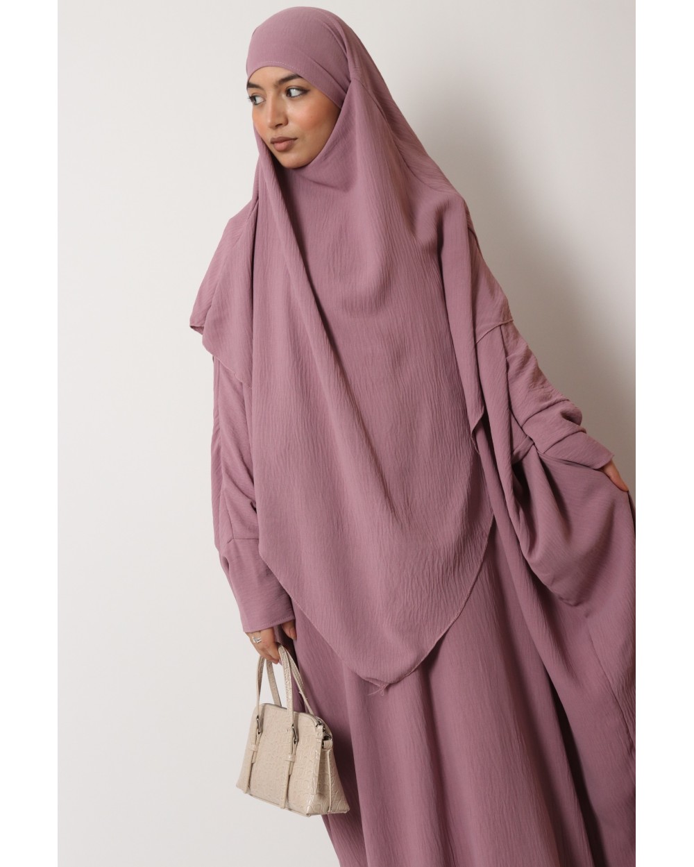 Set abaya butterfly with khimar