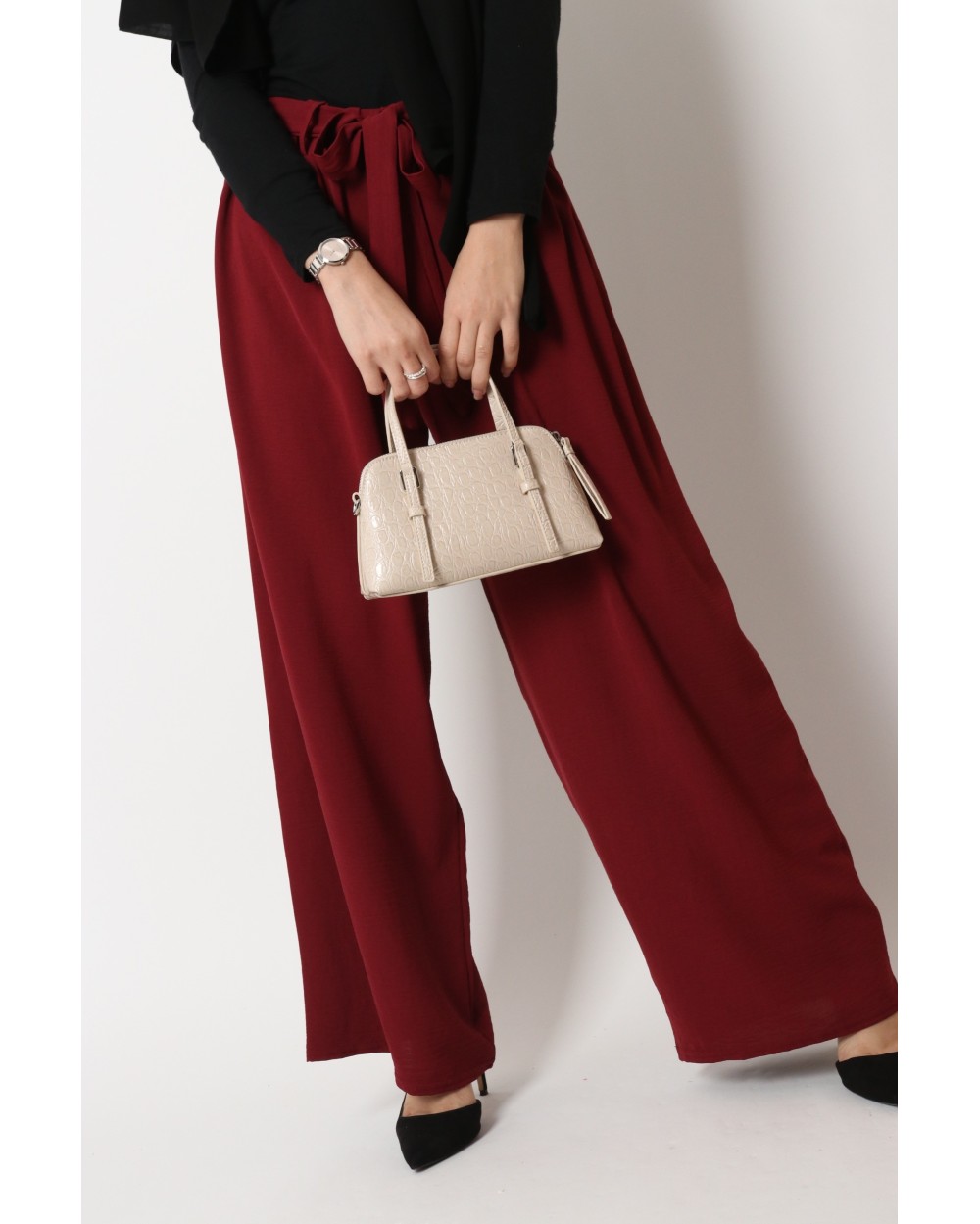 Jazz pants with belt