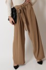 Pantalon en jazz avec ceinture