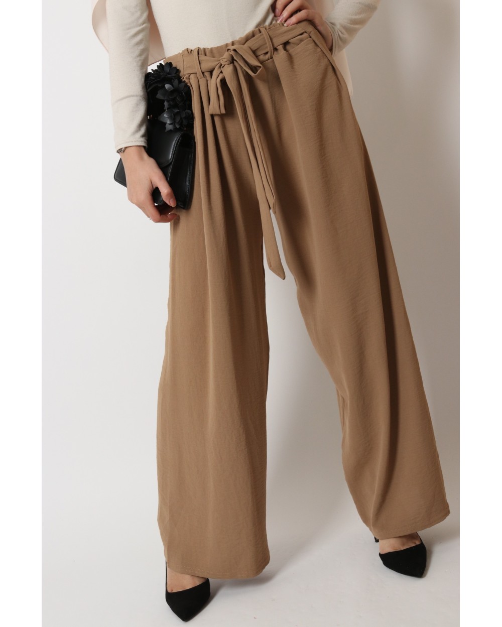 Jazz pants with belt