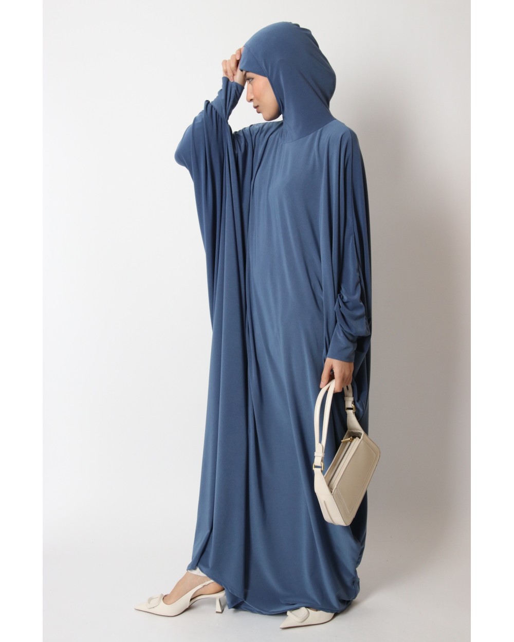 Abaya papillon cagoule intégré
