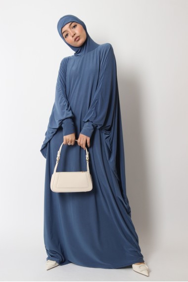 Abaya papillon cagoule intégré