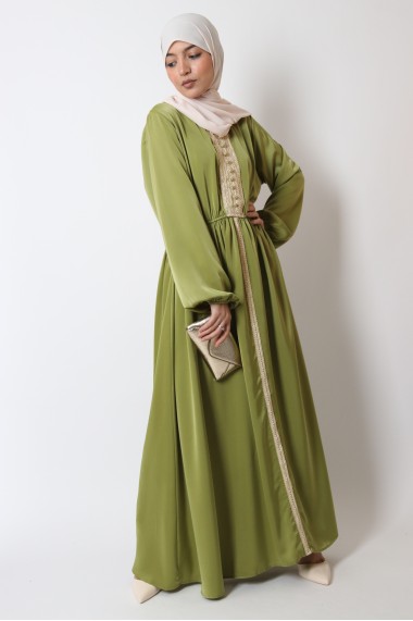 Abaya long flared dress sfifa