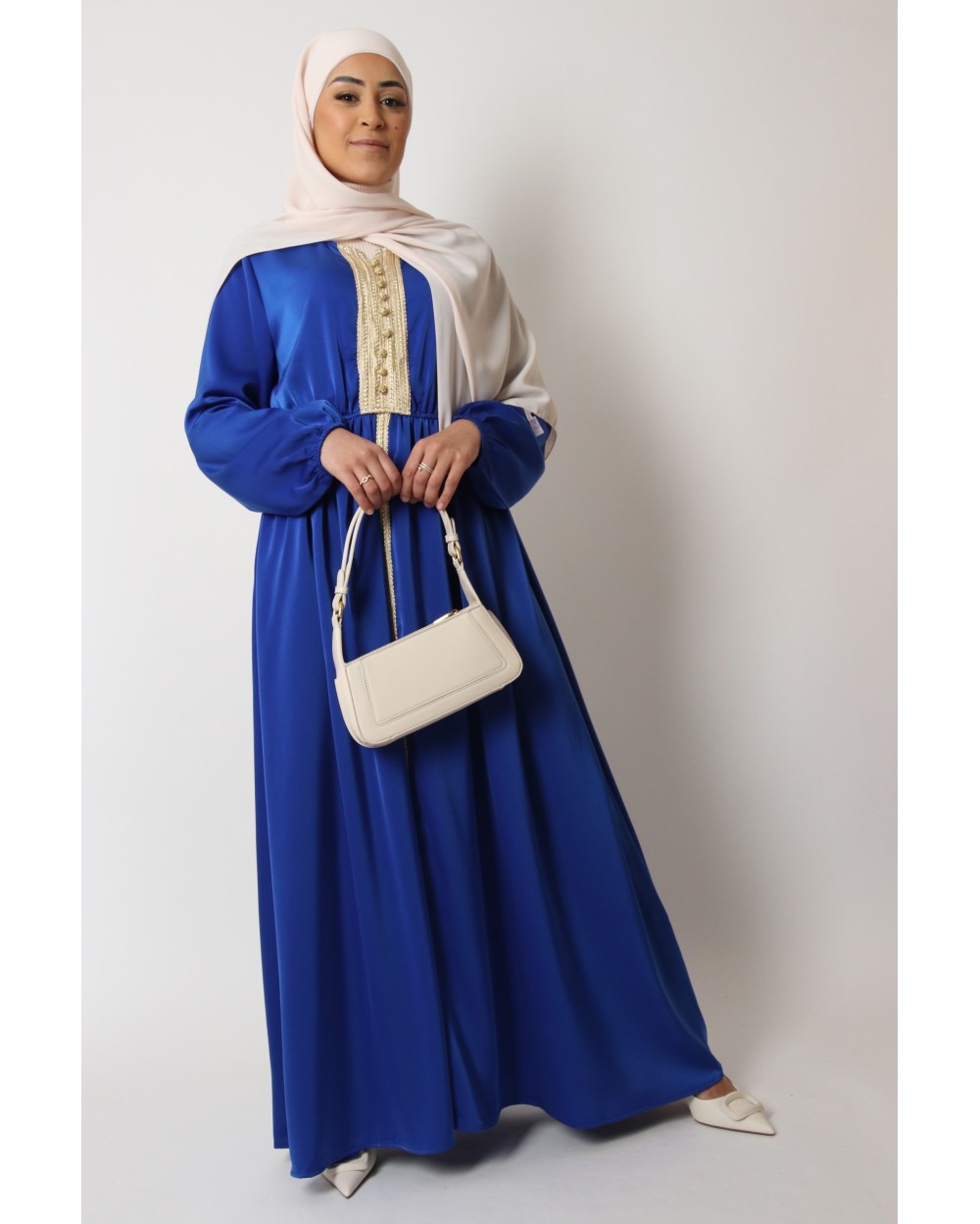 Abaya robe longue évasée Sfifa