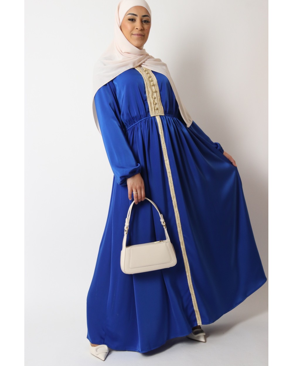 Abaya robe longue évasée Sfifa