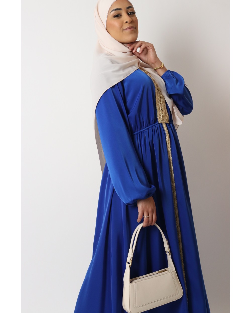 Abaya long flared dress sfifa