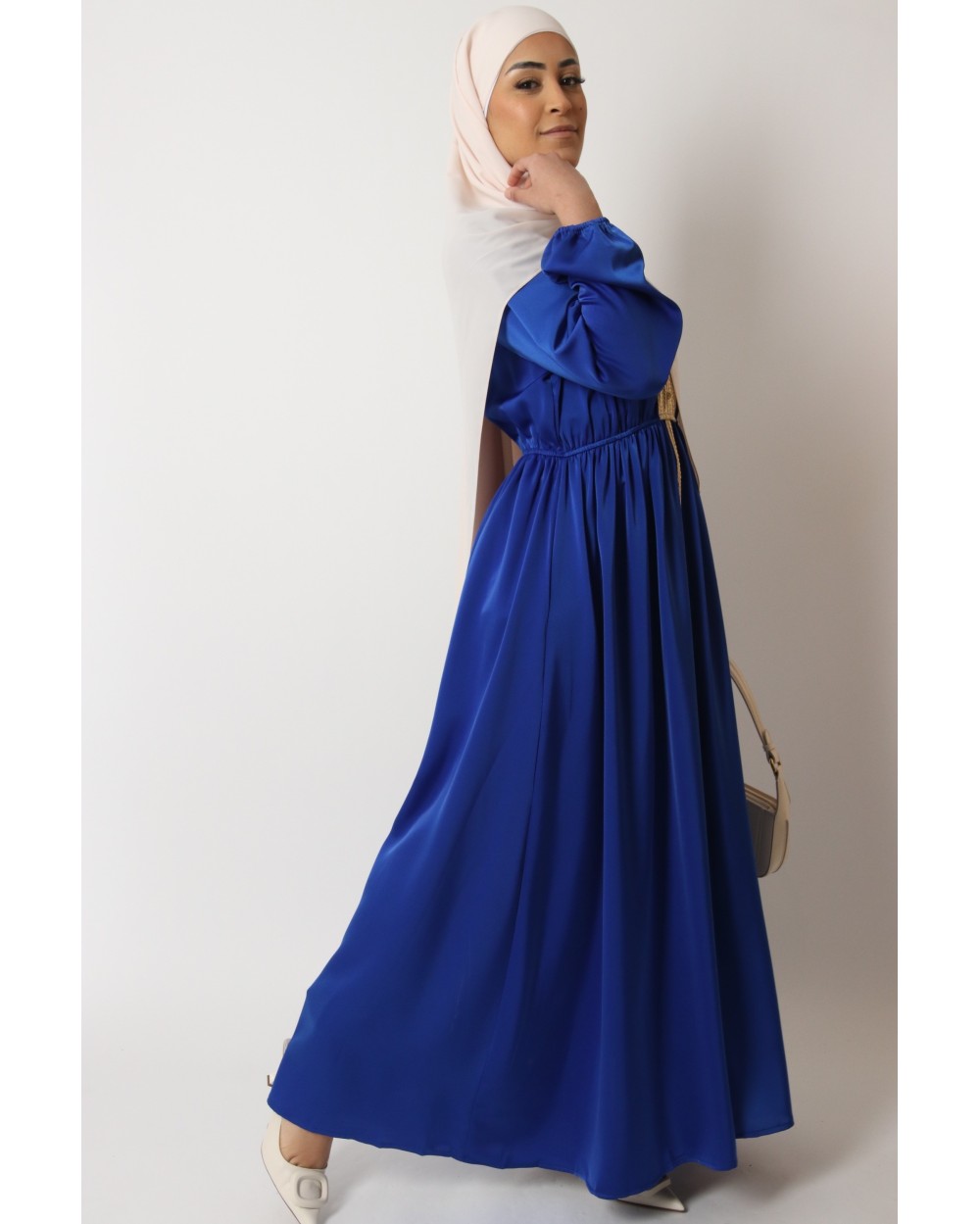 Abaya robe longue évasée Sfifa