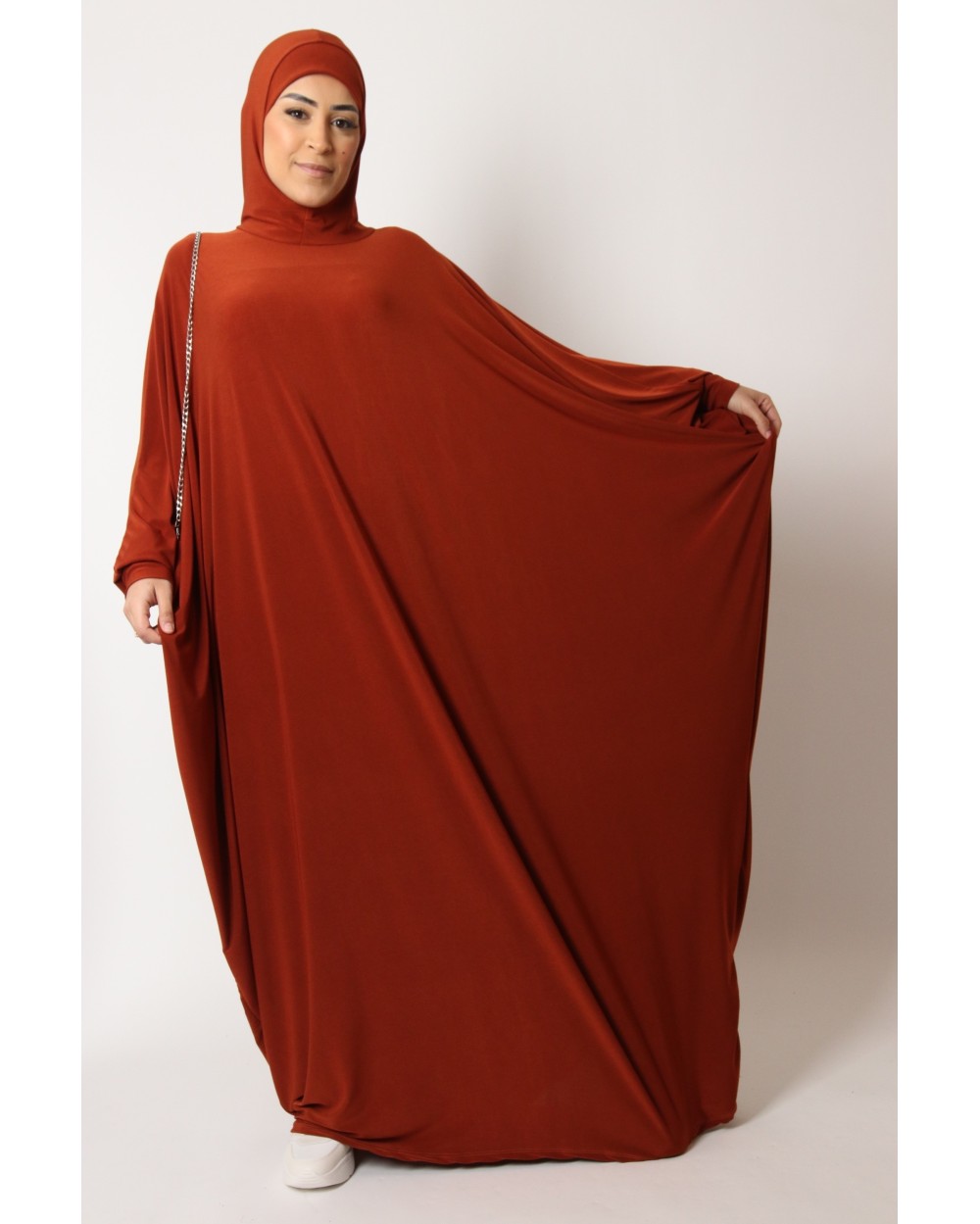 Abaya papillon cagoule intégré