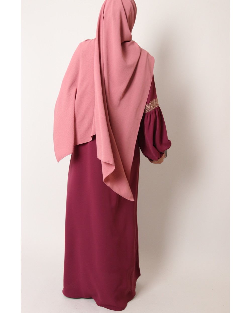 Nayla Embroidered Long Dress