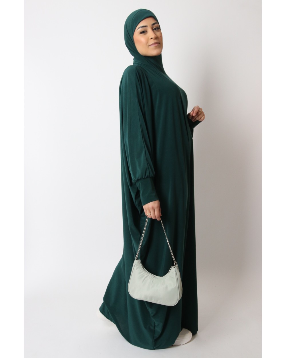 Abaya papillon cagoule intégré