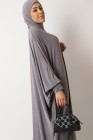 Abaya papillon cagoule intégré