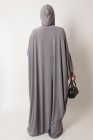 Abaya papillon cagoule intégré