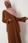 Abaya Antilia manches revers grande taille