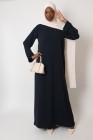 Abaya Antilia manches revers grande taille