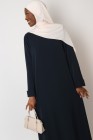 Tall Lapel Sleeve Abaya Plus Size