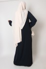 Abaya Antilia manches revers grande taille