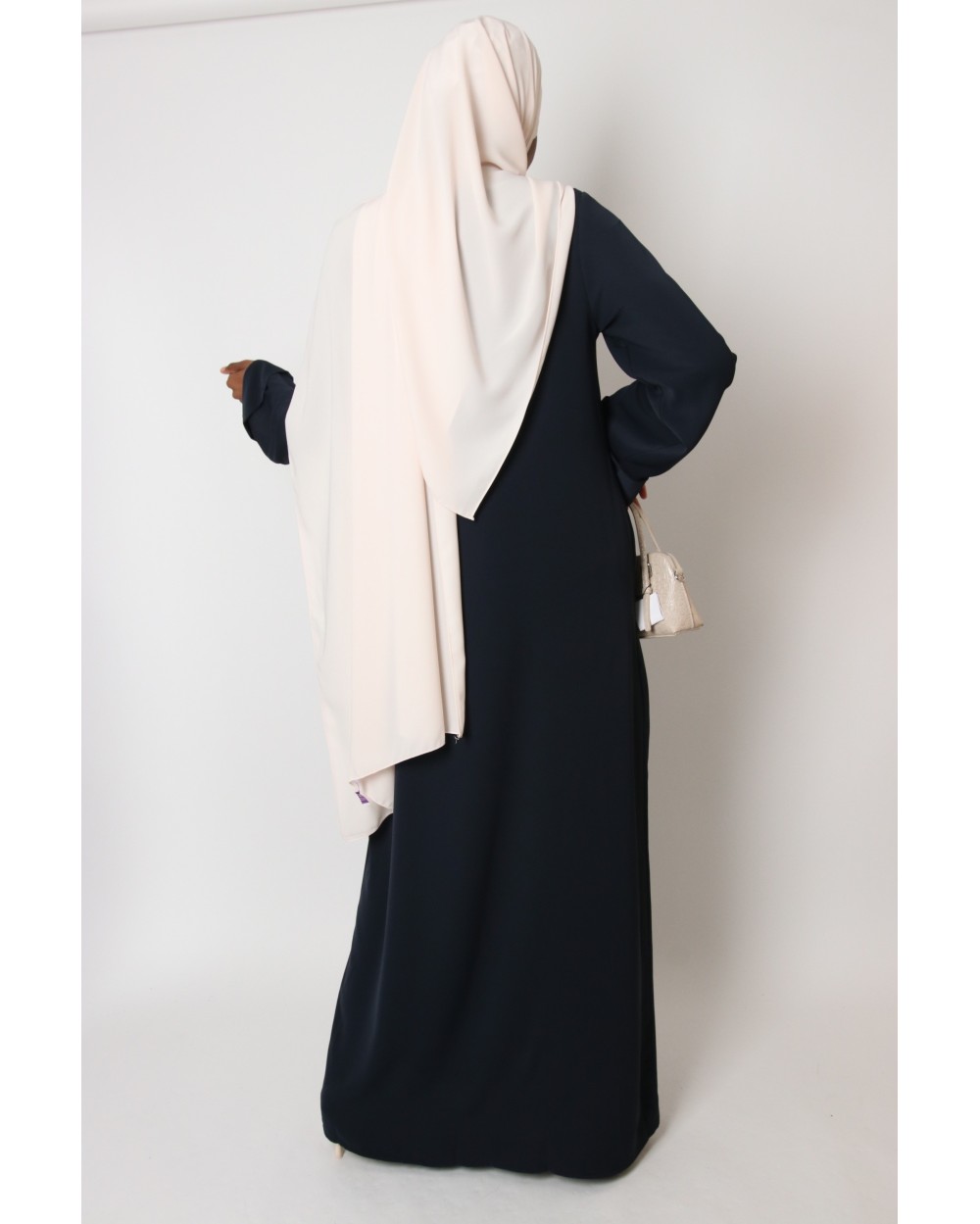 Abaya Antilia manches revers grande taille