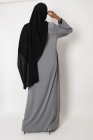 Abaya Antilia manches revers grande taille