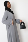 Abaya Antilia manches revers grande taille