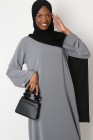 Abaya Antilia manches revers grande taille