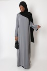 Abaya Antilia manches revers grande taille