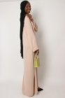 Tall Lapel Sleeve Abaya Plus Size