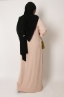 Abaya Antilia manches revers grande taille