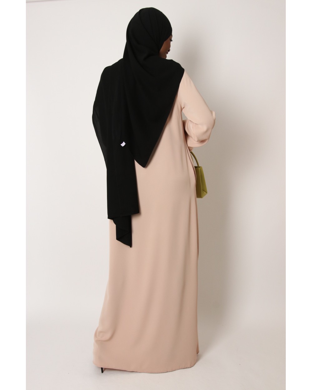 Abaya Antilia manches revers grande taille