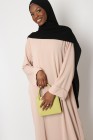 Abaya Antilia manches revers grande taille