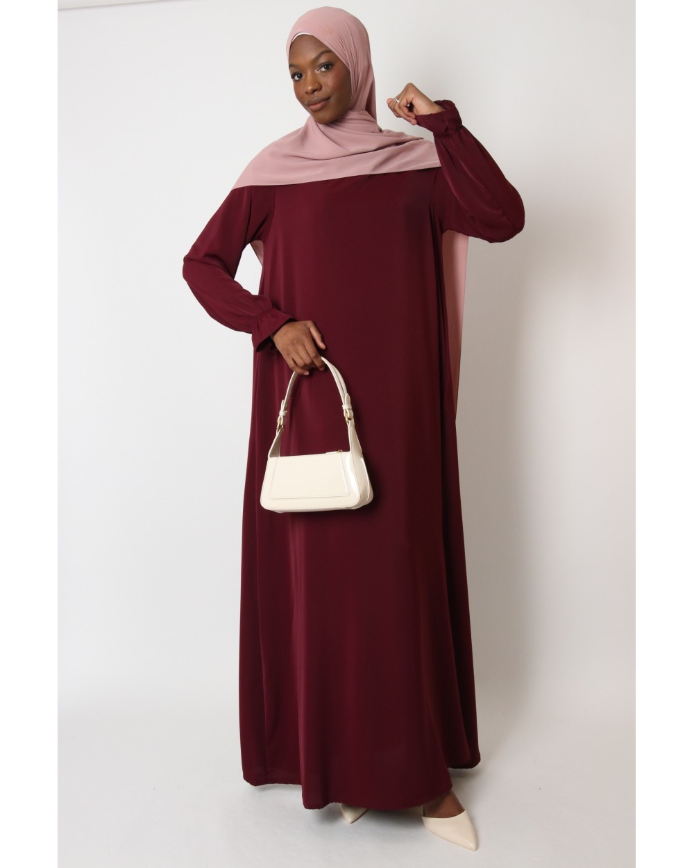 Abaya manches volants Tall grande taille