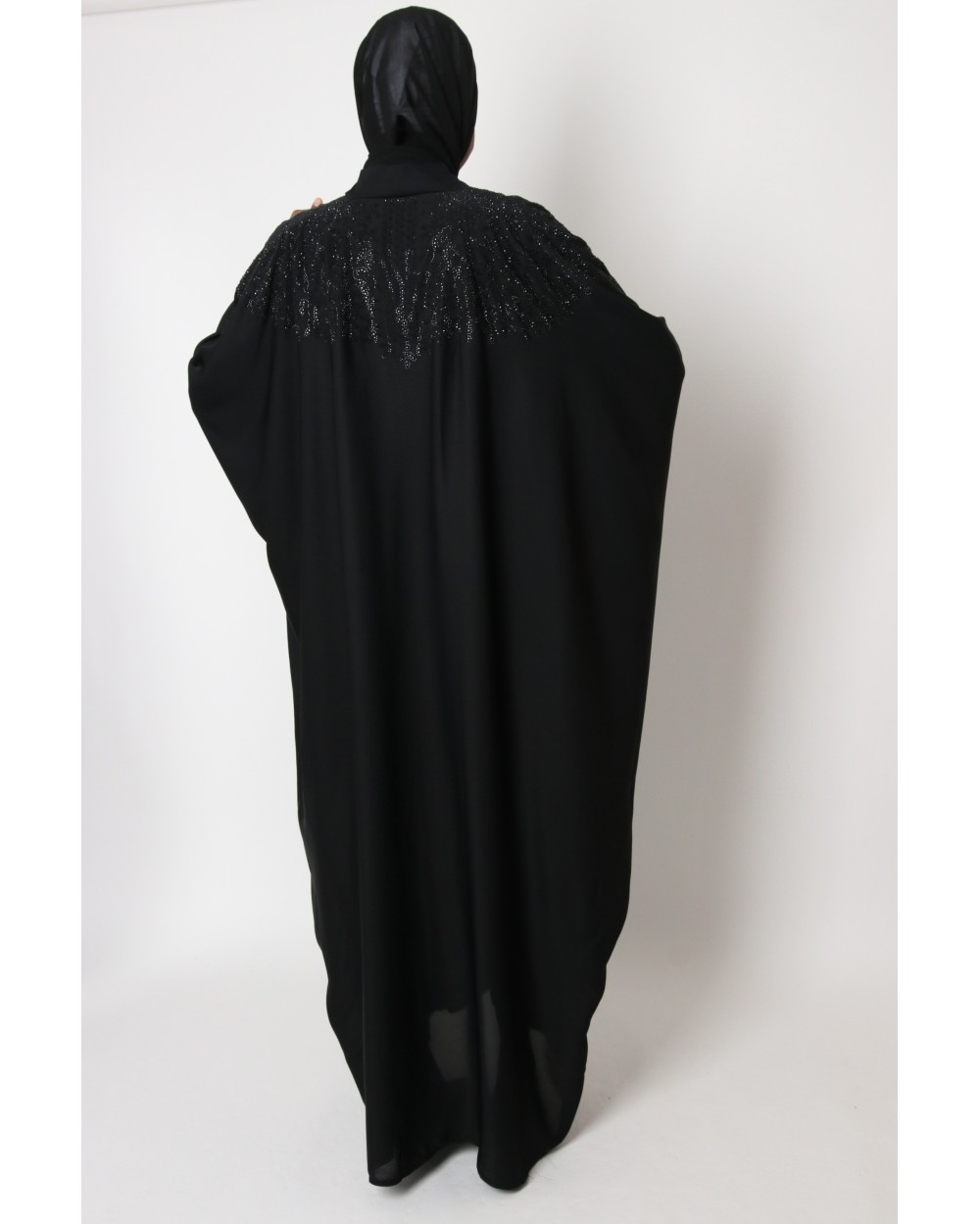 Butterfly abaya Dubai rhinestones