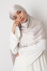 Hijab satin plissée à nouer