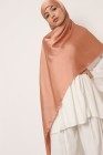 Hijab satin plissée à nouer