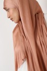 Hijab satin plissée à nouer