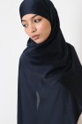 Hijab satin plissée à nouer