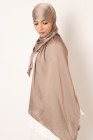 Hijab satin plissée à nouer