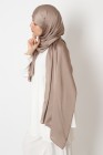 Hijab satin plissée à nouer