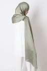 Hijab satin plissée à nouer
