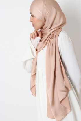 Hijab satin plissée à nouer