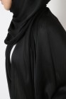 Hijab satin plissée à nouer